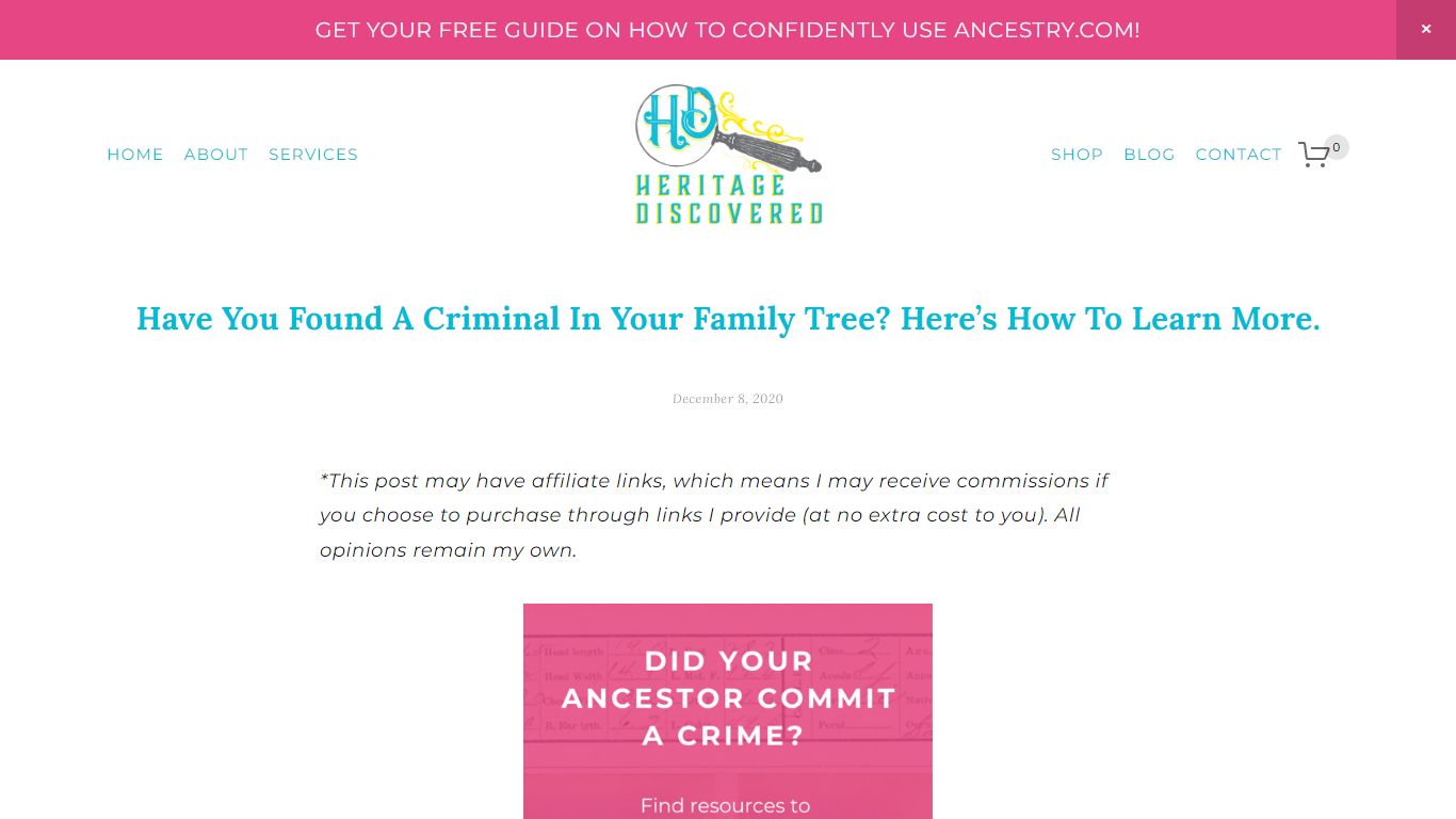 Have You Found A Criminal In Your Family Tree? Here’s How To Learn More ...